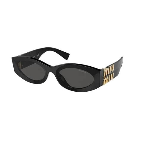 miu miu lentes de sol|Gafas De Sol Miu Miu Logo Lentes Reflectantes Grises .